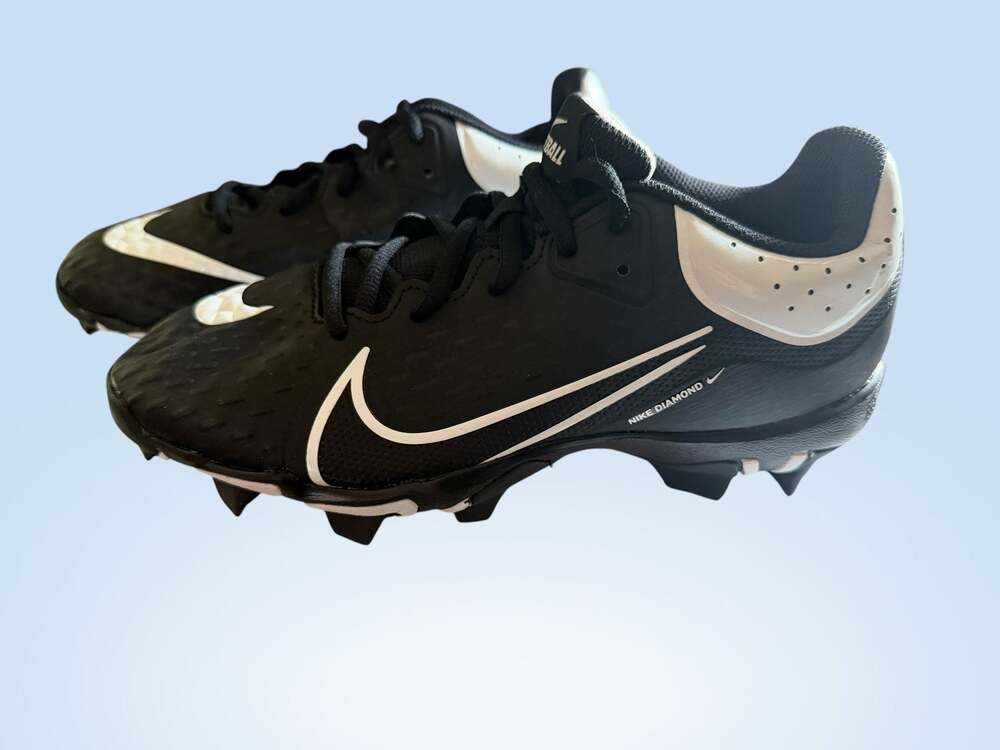 Nike Hyperdiamond 4 Keystone Softball Cleats Black/White